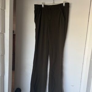 one 5 one Women's Dark Green Flare Pants